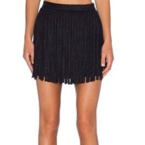 BB Dakota Skirts - BB Dakota Suede Fringe Skirt BB Dakota Skirts - BB Dakota Suede Fringe Skirt